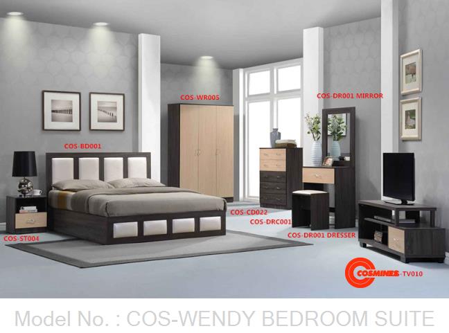 COS-WENDY BEDROOM SUITE (7PCS)